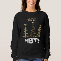 modern minimalist christmas sweatshirt cosy