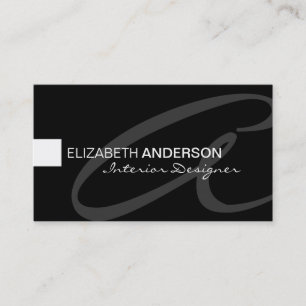 Modern Minimalist Classic Elegant Professional Business Card