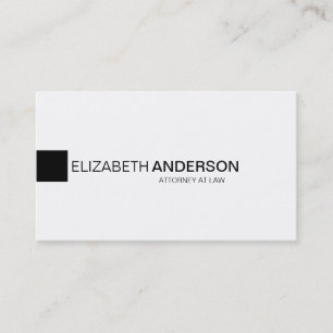 Modern Minimalist Classic Elegant Professional Business Card