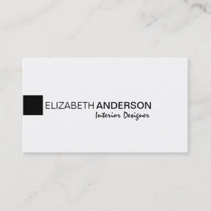 Modern Minimalist Classic Elegant Professional Business Card