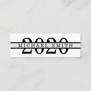 Modern Minimalist Classic Insert Card Graduation