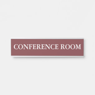 Modern minimalist Conference room Door Sign