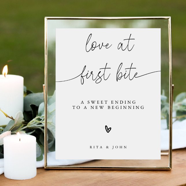 Modern Minimalist Cookie Table Wedding Sign (Creator Uploaded)