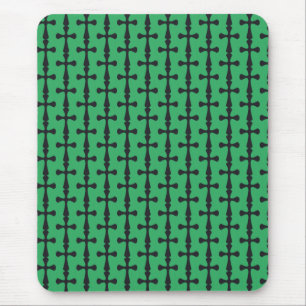 Modern Minimalist Cross Contemporary Christian Art Mouse Mat