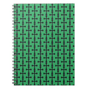 Modern Minimalist Cross Contemporary Christian Art Notebook