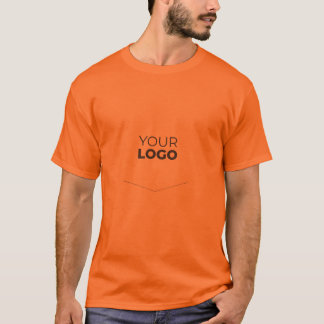 Modern Minimalist Custom Business Company Logo T-S T-Shirt