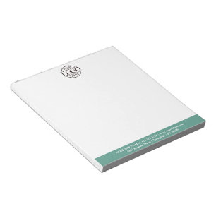 Modern Minimalist Custom Business Logo Branding Notepad
