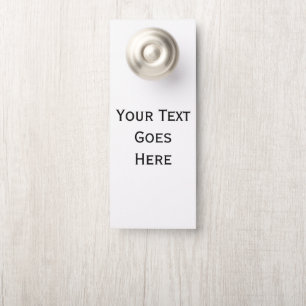Modern Minimalist Custom Door Sign