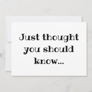 Modern Minimalist Cute Pregnancy Announcement Card