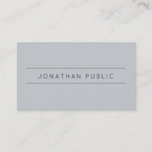 Modern Minimalist Design Template Professional Business Card