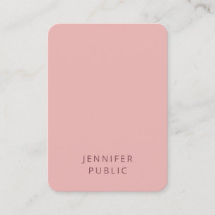 Modern Minimalist Design Trend Colours Template Business Card