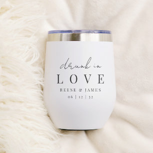 Modern Minimalist "Drunk In Love" Wedding