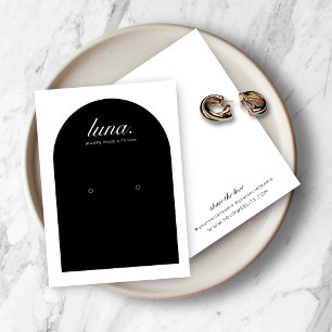 Modern Minimalist Earring Display Card