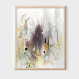 Modern minimalist elegant abstract art Poster