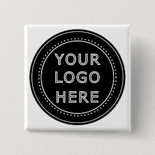 Modern, Minimalist, Elegant and Customisable  15 Cm Square Badge