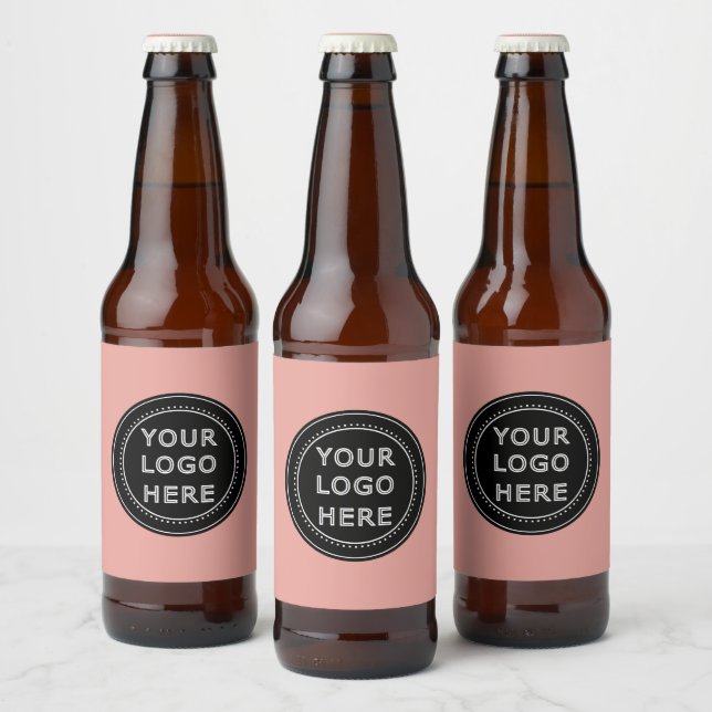 Modern, Minimalist, Elegant and Customisable  Beer Bottle Label (Bottles)