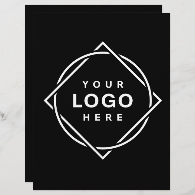 Modern, Minimalist, Elegant and Customisable  Custom Letterhead (Front/Back)