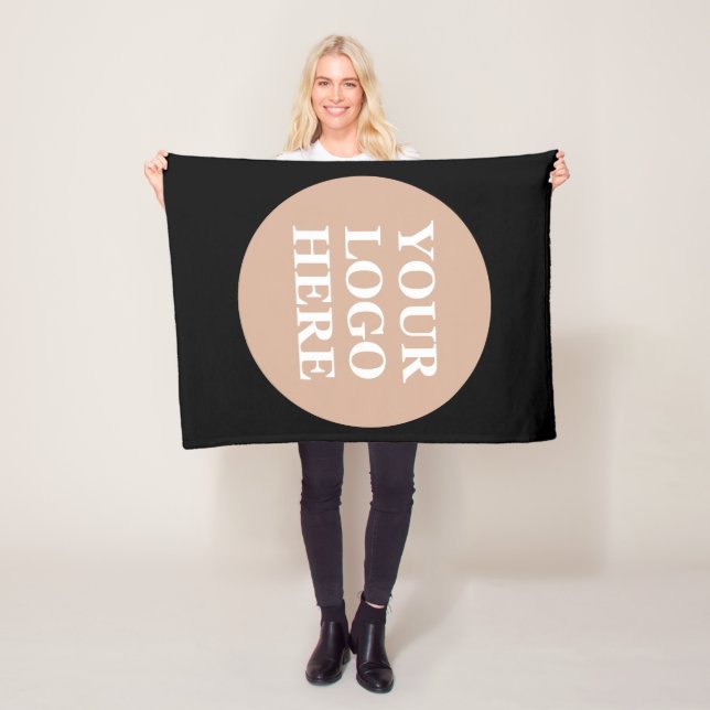 Modern, Minimalist, Elegant and Customisable  Fleece Blanket (In Situ)