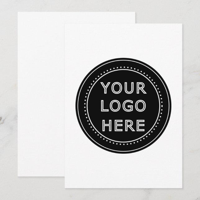 Modern, Minimalist, Elegant and Customisable  Invitation (Front/Back)