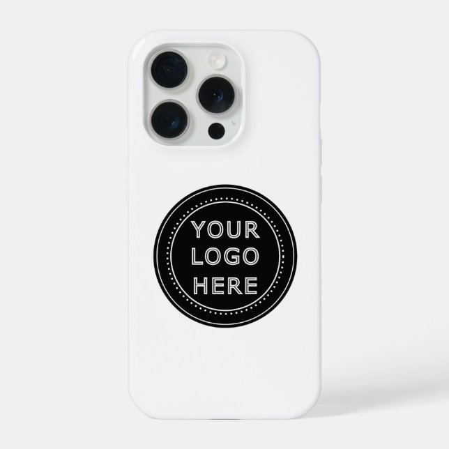 Modern, Minimalist, Elegant and Customisable  iPhone Case (Back)