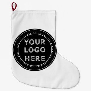 Modern, Minimalist, Elegant and Customisable  Large Christmas Stocking
