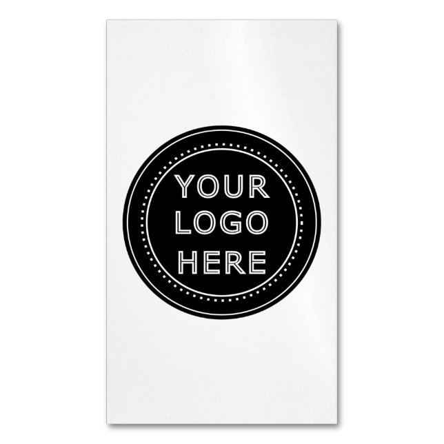 Modern, Minimalist, Elegant and Customisable  Magnetic Business Card (Front Vertical)