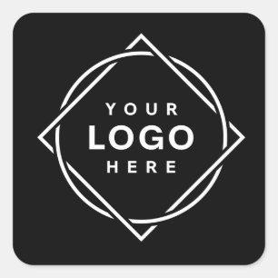 Modern, Minimalist, Elegant and Customisable  Square Sticker