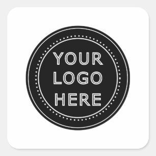 Modern, Minimalist, Elegant and Customisable  Square Sticker