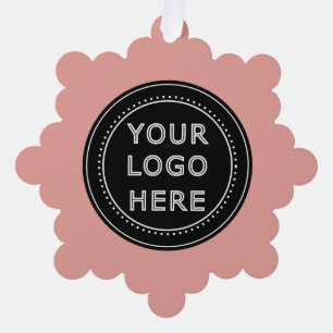 Modern, Minimalist, Elegant and Customisable Tree Decoration Card