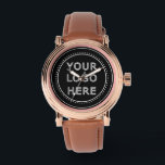 Modern, Minimalist, Elegant and Customisable  Watch<br><div class="desc">EVERYONE CAN USE THIS DESIGN.You are free to add,  edit,  or resize the logo,  photo,  text,  and colours as you choose.Many thanks.</div>