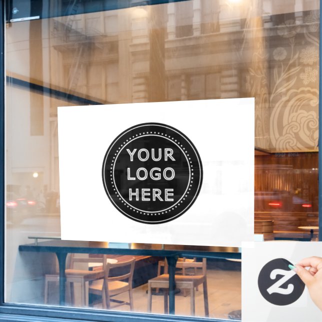 Modern, Minimalist, Elegant and Customisable  Window Cling (Cafe Window)