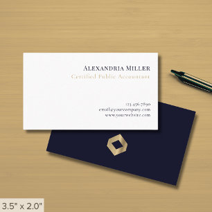 Modern Minimalist Elegant Business Card