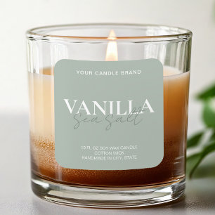 Modern Minimalist Elegant Candle Label