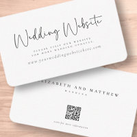 Modern Minimalist Elegant Chic Wedding Website