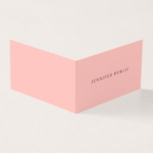 Modern Minimalist Elegant Create Your Own Business Card