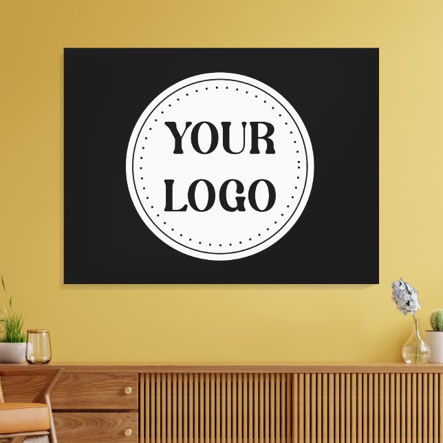 Modern, Minimalist, Elegant & Customisable Canvas Print (Insitu(LivingRoom))