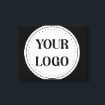 Modern, Minimalist, Elegant & Customisable Canvas Print<br><div class="desc">EVERYONE CAN USE THIS DESIGN.You are free to add,  edit,  or resize the logo,  photo,  text,  and colours as you choose.Many thanks.</div>