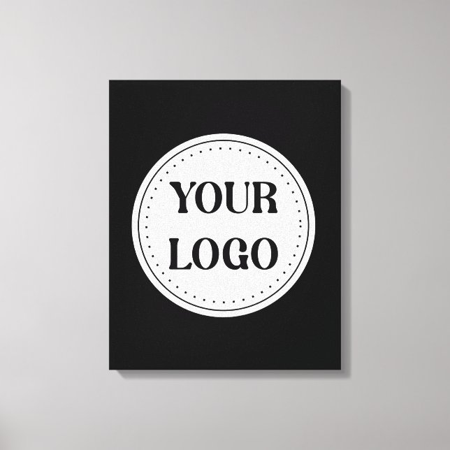 Modern, Minimalist, Elegant & Customisable Canvas Print (Front)