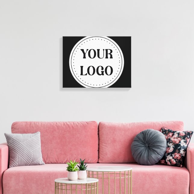 Modern, Minimalist, Elegant & Customisable Canvas Print (Insitu(LivingRoom))