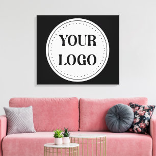 Modern, Minimalist, Elegant & Customisable Canvas Print
