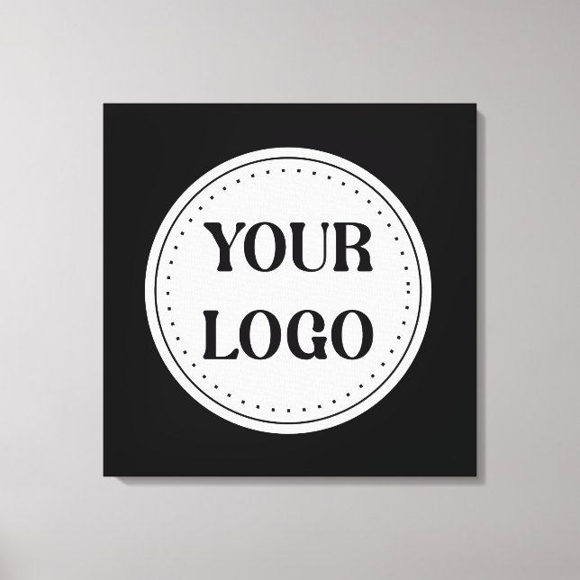 Modern, Minimalist, Elegant & Customisable Canvas Print (Front)