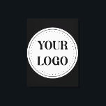 Modern, Minimalist, Elegant & Customisable Canvas Print<br><div class="desc">EVERYONE CAN USE THIS DESIGN.You are free to add,  edit,  or resize the logo,  photo,  text,  and colours as you choose.Many thanks.</div>