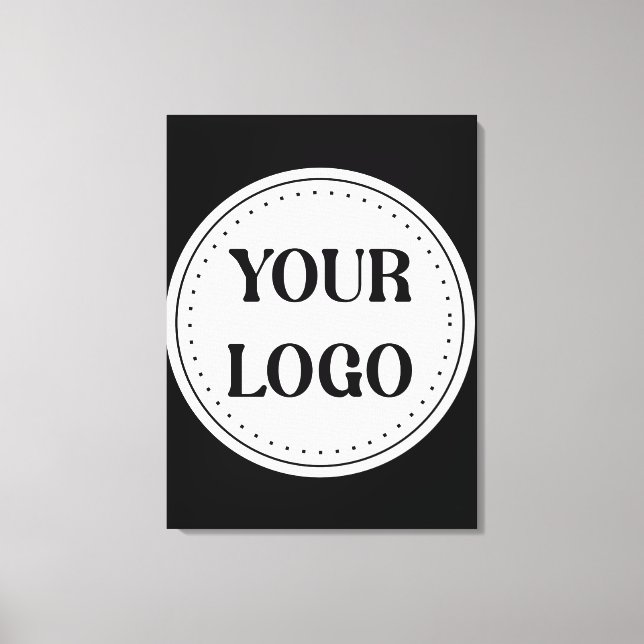 Modern, Minimalist, Elegant & Customisable Canvas Print (Front)