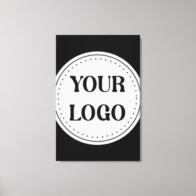 Modern, Minimalist, Elegant & Customisable Canvas Print (Front)