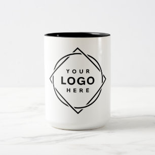 Modern, Minimalist, Elegant & Customisable  Two-Tone Coffee Mug