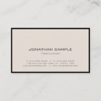 Modern Minimalist Elegant Professional Chic Plain