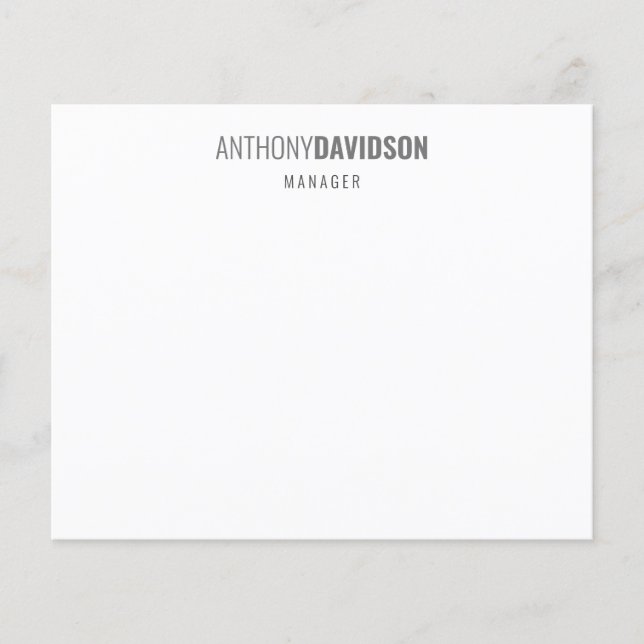 Modern Minimalist Elegant Professional Flyer (Front)