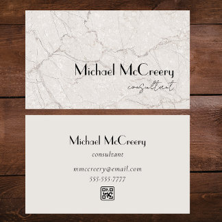 Modern Minimalist Elegant Professional Simple Business Card