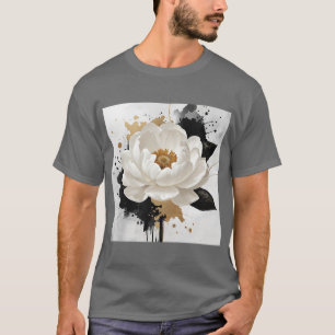 Modern minimalist elegant Rose Marble fusion T-Shirt
