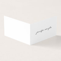 Modern Minimalist Elegant Simple Professional Chic